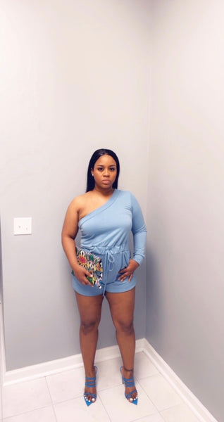 "Bella Blue"  Romper